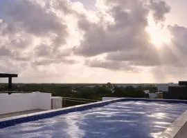 NEW 2 bed swim-up, gril with jacuzzi Aldea Zamá