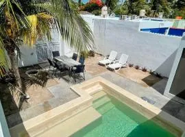 Casa con Piscina en Chixchulub a 100 m de la playa