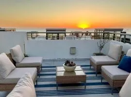 Ocean view terrace private jacuzzi relax in popotla