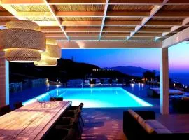 Modern house with pool for 12 guests in Lindos