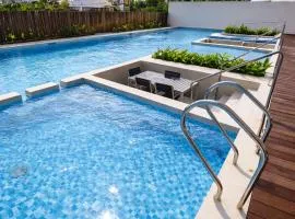 New Ocean 1BR near Mactan Airport Pool & Rooftop Terrace