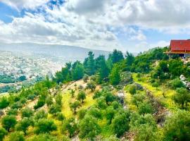 أكواخ المها oryx cottage, hotel i Ajloun