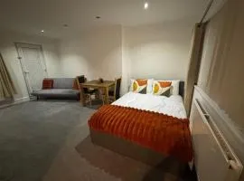 Jolly Jupiter at The Moon