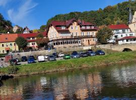 Hotel Cafe, hotell i Stadt Wehlen