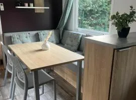 Mobilhome proche océan, piscine chauffée