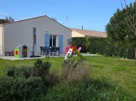 Maison familiale avec grand jardin clos proche de l'océan