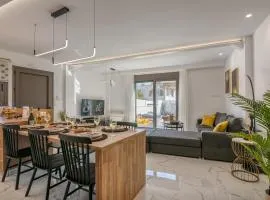 Serene Pool Villa - 8 min to Kalyves Beach