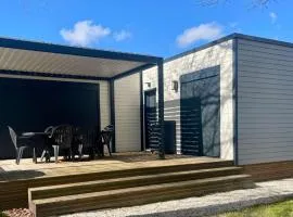 Comfortable ecolodge with heated swimming pool and jacuzzi open all year round