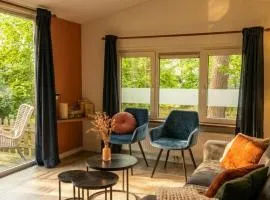 Forrest Lodge in bosrijke omgeving de Veluwe - met terras, tuin en fietsschuurtje