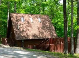 A-Frame Cabin #6 with Hot Tub on Patoka Lake in Southern Indiana
