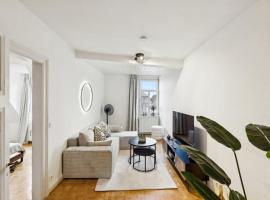 Modern trifft Altbau, Zentrale Wohnung an der Kaiserstraße, Nähe Frankfurt, Hotel in Friedberg
