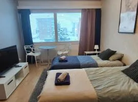 Comfortable studio close to Oulu center, free parking