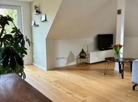 Modern apartment with balcony & view near Dresden