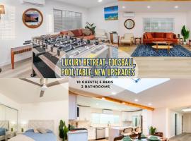 Luxury Retreat, Foosball, Pool table, NEW Upgrades, hotel a Chula Vista