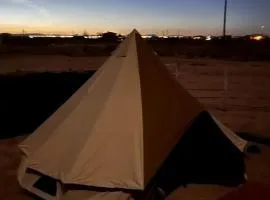 Scenic Off-Grid Glamping Camp with Private cook & Starry Night Dining near Lincoln National Forest, Alamogordo, New Mexico