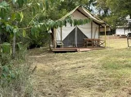 Relaxing Glamping Tent Retreat with Cozy Comforts Near Denison, Texas