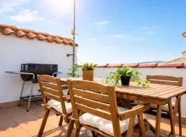 Coqueta casa rural con terraza y barbacoa