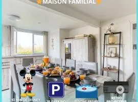 Maison 9 personnes avec piscine proche de Disneyland Paris
