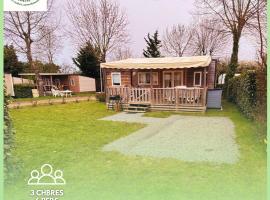 Houlgate - 351 - Mobilhome BASIC 3 chambres 6 personnes Camping 5 étoiles, hôtel à Houlgate