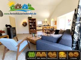 Luxuriöses, familienfreundliches Ferienhaus ,,Amy,, mit Whirlpoolwanne, Kamin und Garten, hotel v mestu Hinterhausen