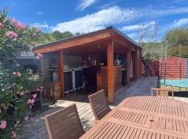 Maison bassin d'Arcachon 8 personnes, SPA, promo printemps, hotell i Le Teich