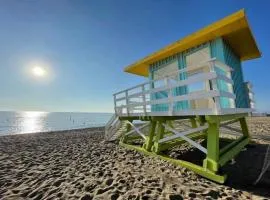 100m de la plage, villa 5pers, clim, secteur grande plage