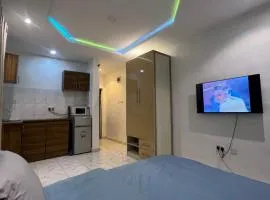 Decent well ventilated and furnished studio apartment