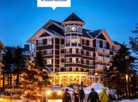 Pool View Condo w Hot Tub Ski-InOut Sleeps 10