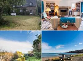 Maison familiale vue mer: jardin & plage proche