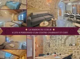 La Maison du Coeur - CLIM, 8 personnes, 6 lits, Centre-ville, Cosy