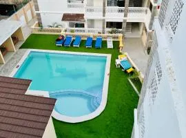 2br getaway near Diani beach with a pool & ceiling fan
