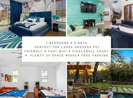 Retreat House - Heated Pool - Pickleball court