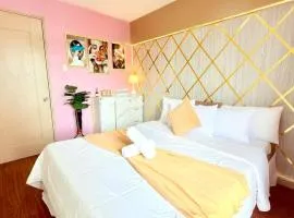 Relaxing 2BR at Camella Northpoint with balcony pool view 3rd floor