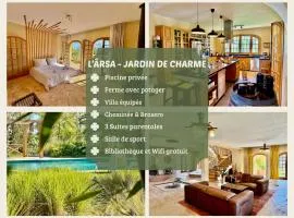 L'Arsa Jardin de charme, Villa avec Piscine