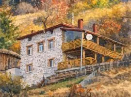 House Slivovi - a tavern with a fireplace and a panoramic view