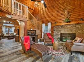 Secluded Log Cabin w/Hot tub, Fire Pit, Game Room