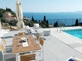 Apartment Zeus with private pool and sea view, hotel u gradu Nisakion