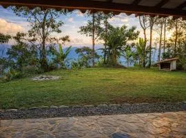 Rural Cabin Among Clouds