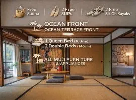 Remote Island MUJI Style Oceanfront Sauna Art injima naosima setouchi Private lodging