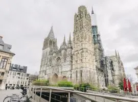 Studio relax Hypercentre Rouen WIFI Netflix Parking