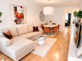 1 BR cityhome 1-5 pers, WIFI, washing machine