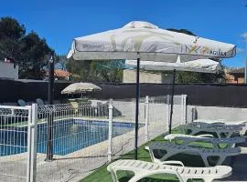 Donde JAVI Chalet con piscina 50 minutos madrid en escalona