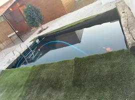 Cabaña rural con piscina privada