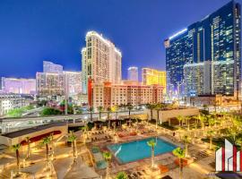 MGM Signature-07-707 Strip View Balcony Studio, hotel i Las Vegas