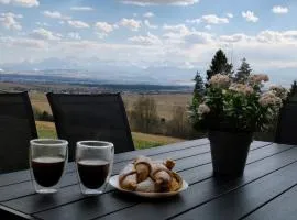 Sielanka Ponad Mgłami domek z widokiem na Tatry