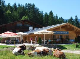 Alpengasthof Götschenalm, hotel cerca de Götschenkopfbahn, Bischofswiesen