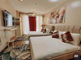 Modern Studion with 2 Queen Bed