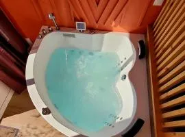 Chambre balnéo l'Oasis aux Prés de Mautort