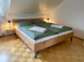 Altrhein Hideaway ruhige Ferienwohnung nahe Frankfurt ideal für Natur & Radfahrer โรงแรมในRiedstadt