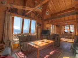 Chalet Feline a Anzere avec vue sur les Alpes